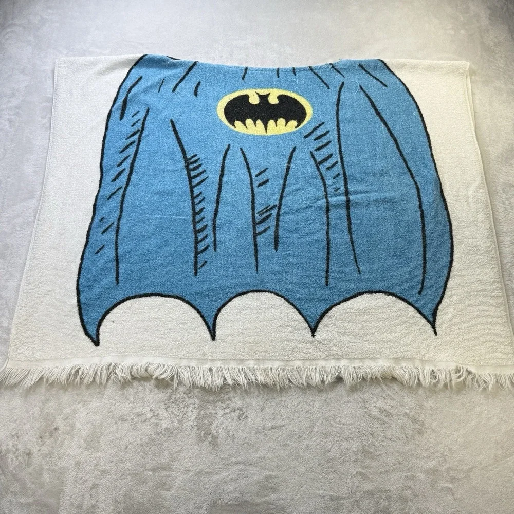 Vintage 1975 Batman Poncho Beach Towel NPP 31x52 Made in USA